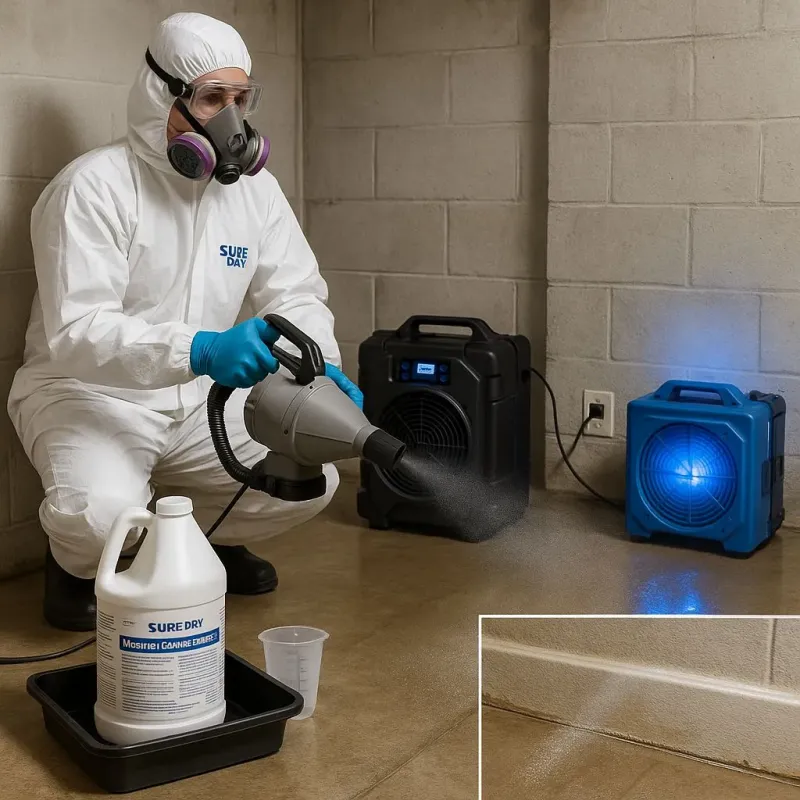 Sanitization and Odor Removal process in Portsmouth, VA